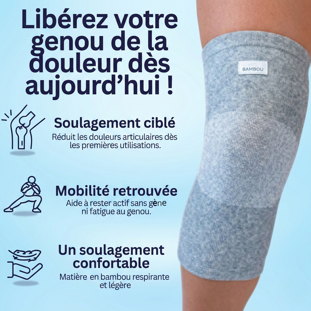 Genouillère de maintien en Bambou