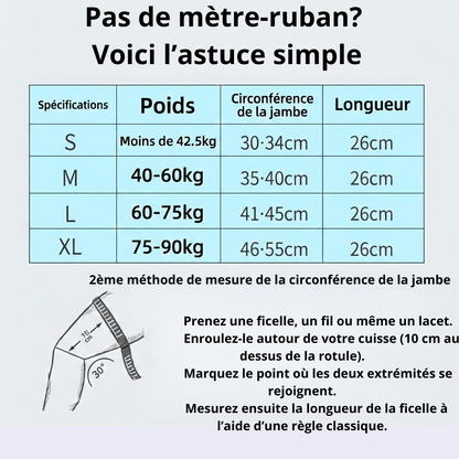 Genouillère de maintien en Bambou