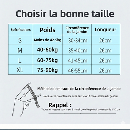 Genouillère de maintien en Bambou
